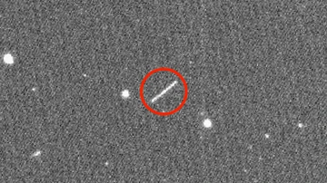 Imagen del asteroide 2020 GQ tomada por el telescopio Zwicky Transient Facility