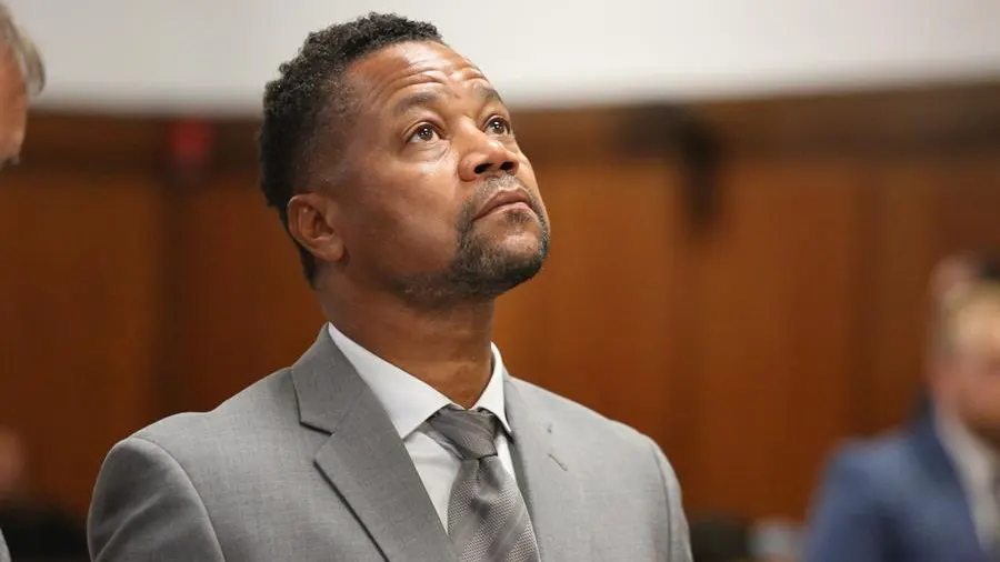 El actor Cuba Gooding Jr., durante una comparecencia a la corte criminal del estado de Nueva York.