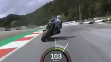 Pone los pelos de punta: el vídeo del accidente de MotoGP desde la cámara 'on board' de Valentino Rossi