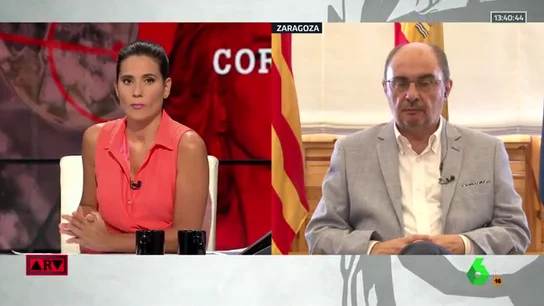 El presidente de Aragón, Javier Lambán. lamban