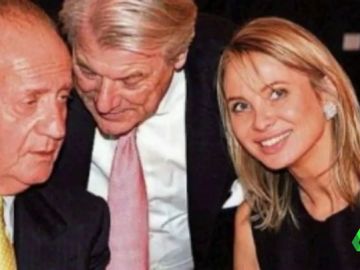 Corinna Larsen junto al rey emérito