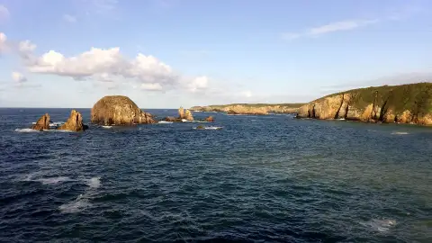 Panorámica de la costa en Tapia de Casariego Panorámica de la costa en Tapia de Casariego
