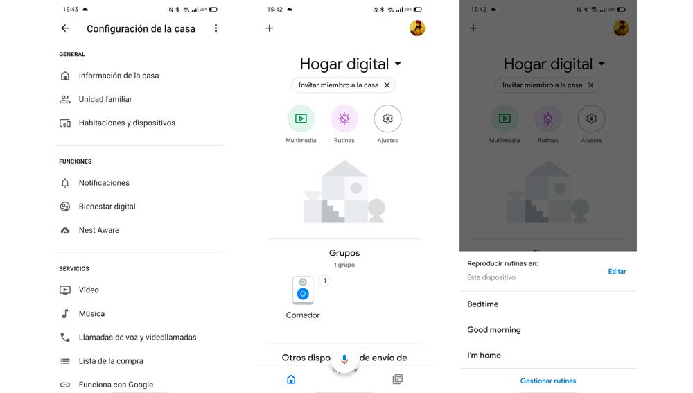 Configurar Hogar digital
