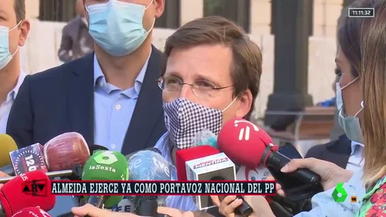 El alcalde de Madrid y Portavoz nacional del PP, José Luis Martínez Almeida. almeida