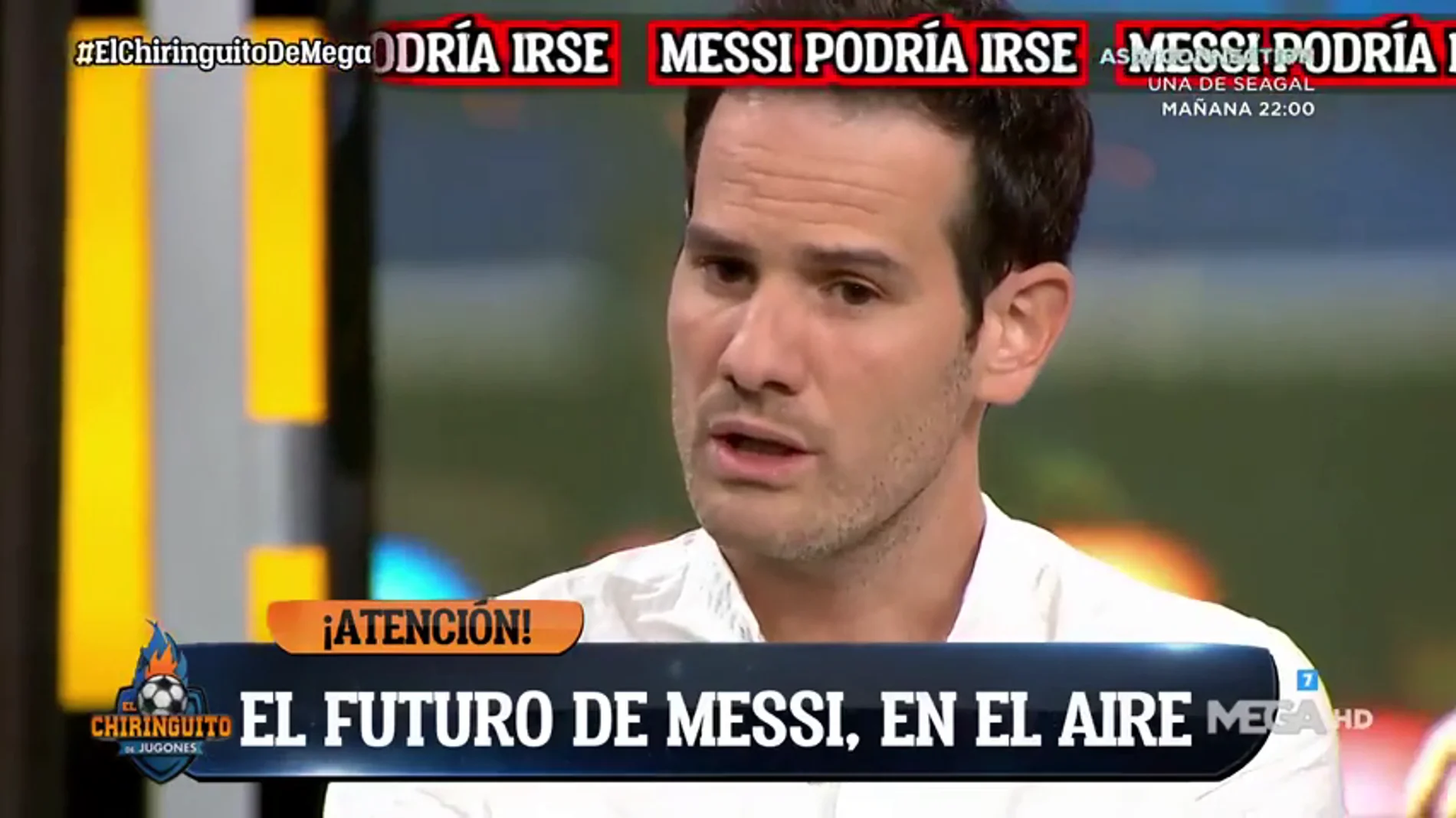 Quim Domênech, en 'El Chiringuito': "Messi está con un calentón tremendo"