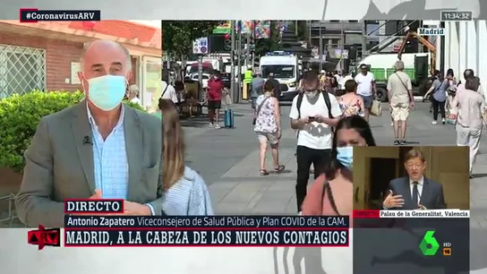 El viceconsejero de Salud Pública y Plan COVID de Madrid, Antonio Zapatero. zapatero