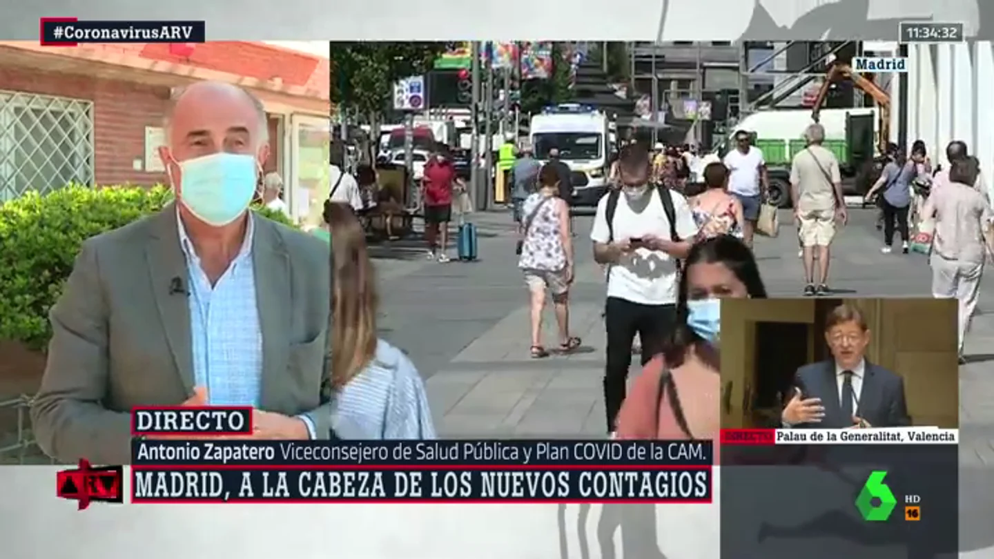 El viceconsejero de Salud Pública y Plan COVID de Madrid, Antonio Zapatero. zapatero