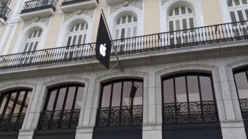Imagen de una tienda Apple en Madrid