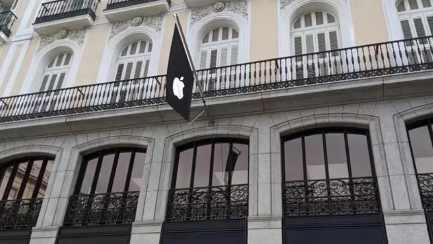 Imagen de una tienda Apple en Madrid