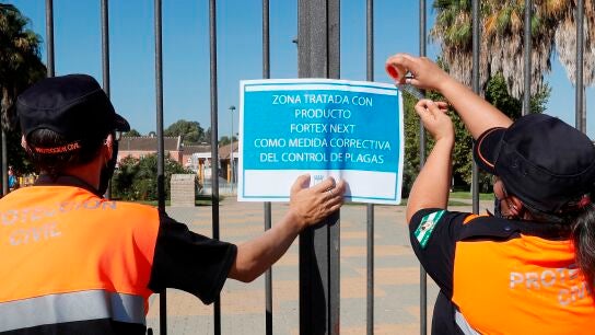 Virus del Nilo, fumigación de mosquitos