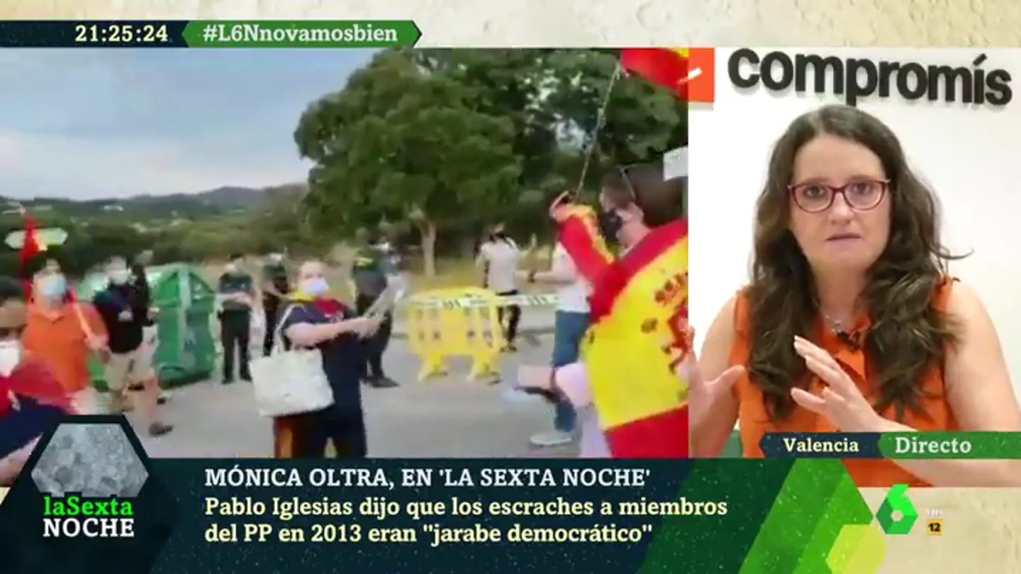 Mónica Oltra: "El acoso y señalamiento al vicepresidente y la ministra de Igualdad están fuera de las reglas democráticas" Mónica Oltra: "El acoso y señalamiento al vicepresidente y la ministra de Igualdad están fuera de las reglas democráticas"
