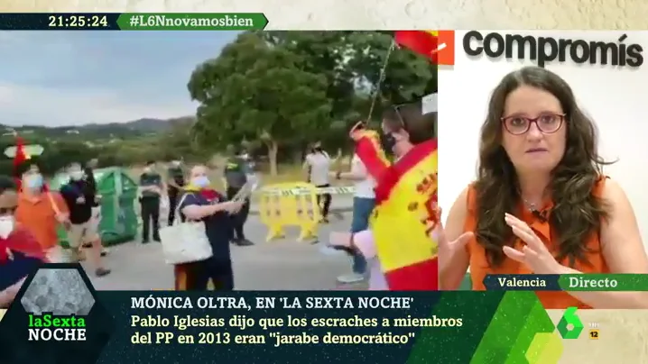 Mónica Oltra: "El acoso y señalamiento al vicepresidente y la ministra de Igualdad están fuera de las reglas democráticas"