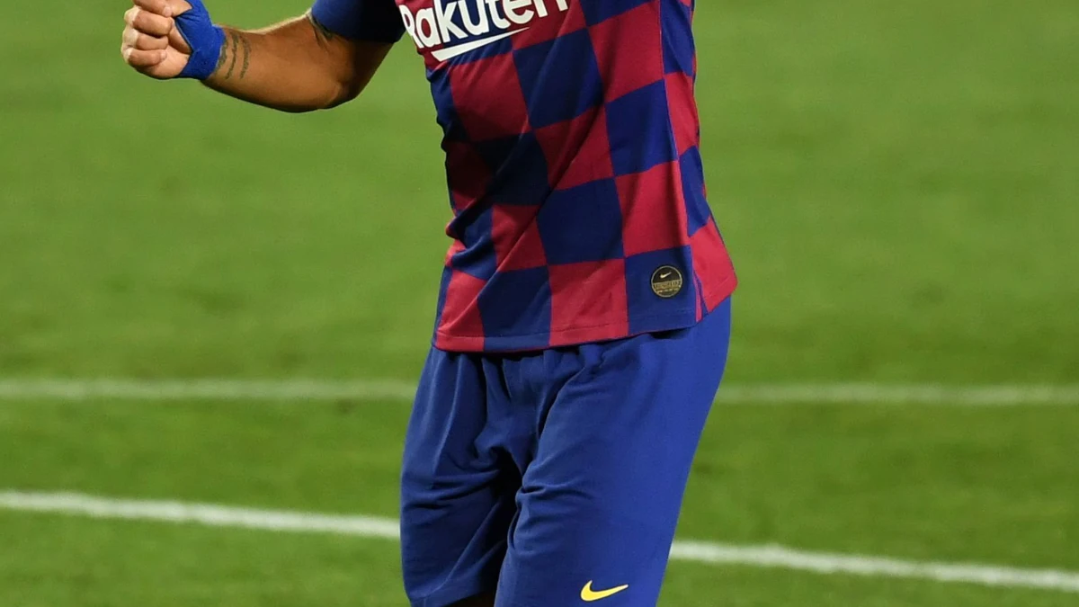 Luis Suárez, con el Barcelona