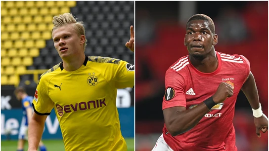 Haaland y Pogba Haaland y Pogba