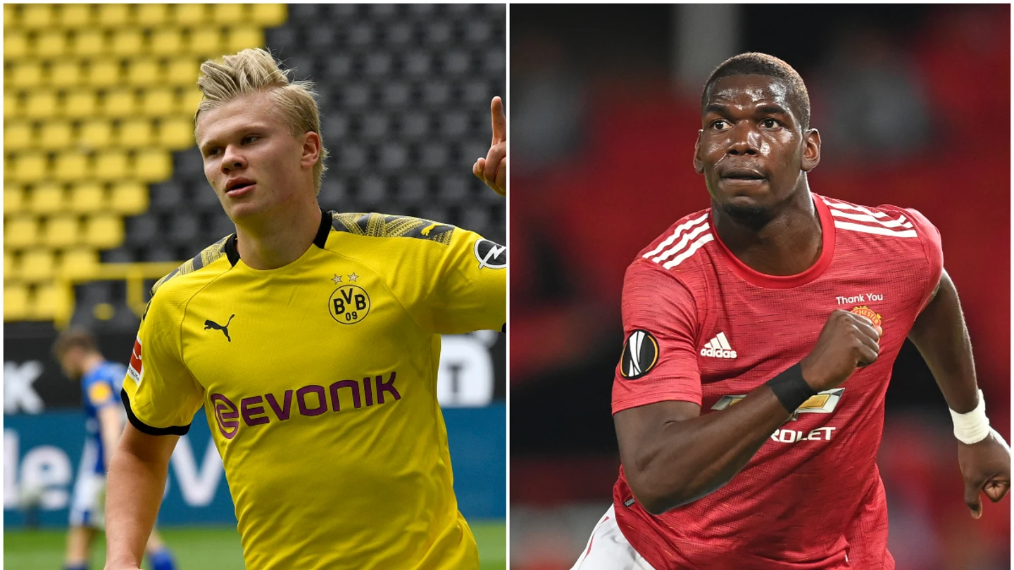 Haaland y Pogba Haaland y Pogba