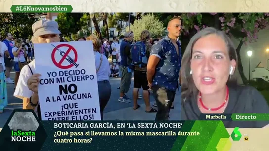 Boticaria García advierte de que "una persona que ha pasado el coronavirus puede volver a contagiar" Boticaria García advierte de que "una persona que ha pasado el coronavirus puede volver a contagiar"