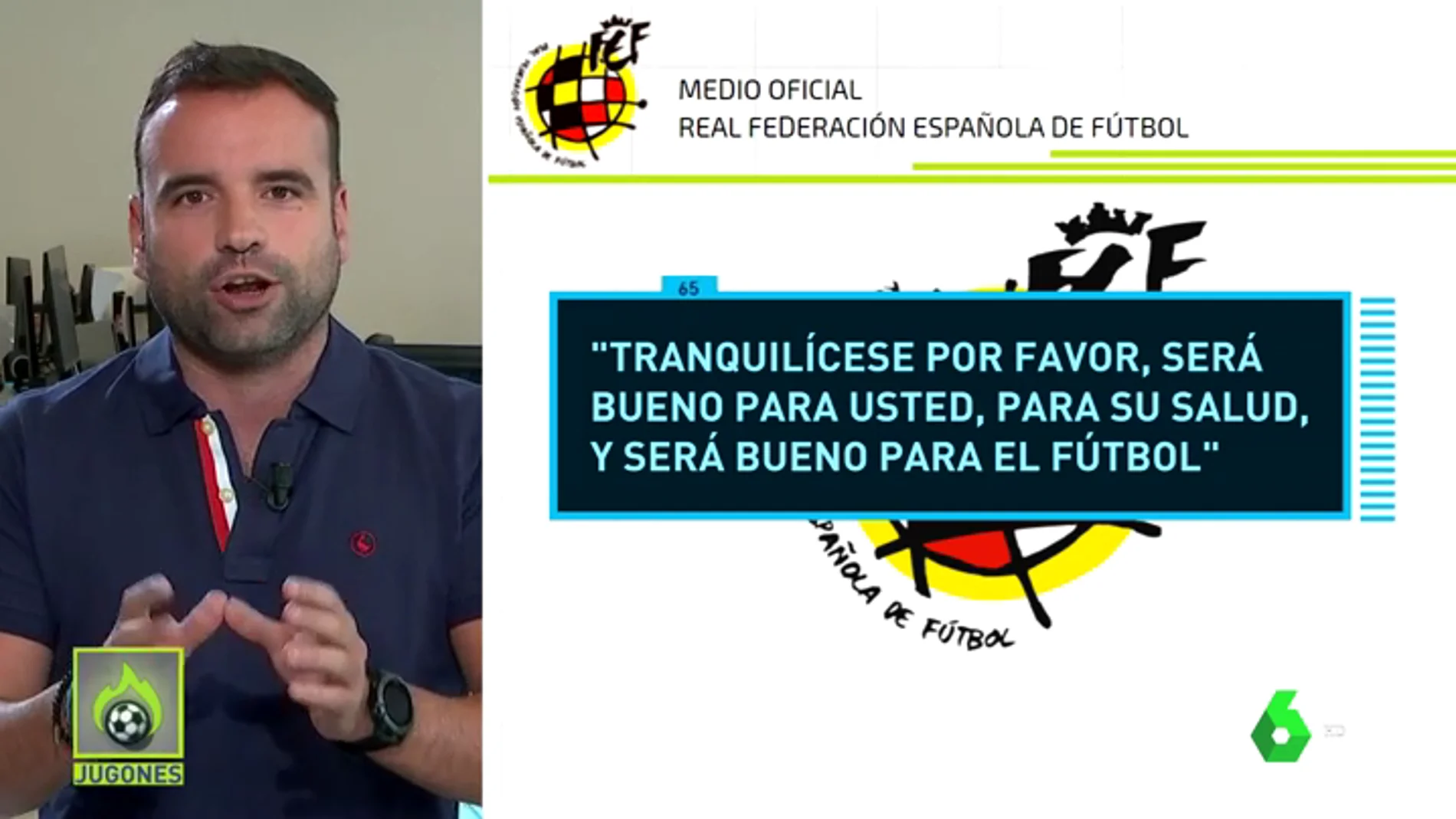 La RFEF no aprueba el calendario de LaLiga y pide "calma" a Javier Tebas