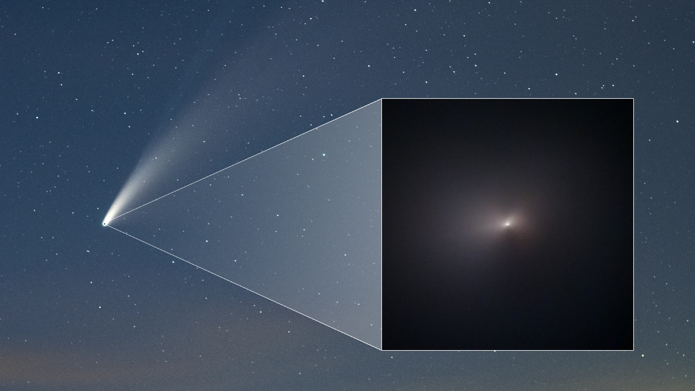 cometa NEOWISE sobrevive al Sol: esta foto lo demuestra