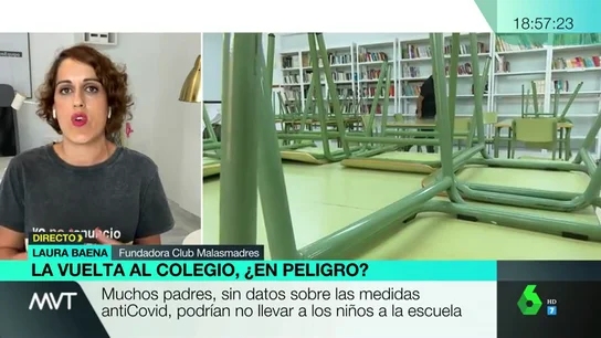 Malasmadres denuncia que las dudas sobre la vuelta al cole impiden la conciliación: "¿Cómo nos vamos a organizar?" Malasmadres denuncia que las dudas sobre la vuelta al cole impiden la conciliación: "¿Cómo nos vamos a organizar?"