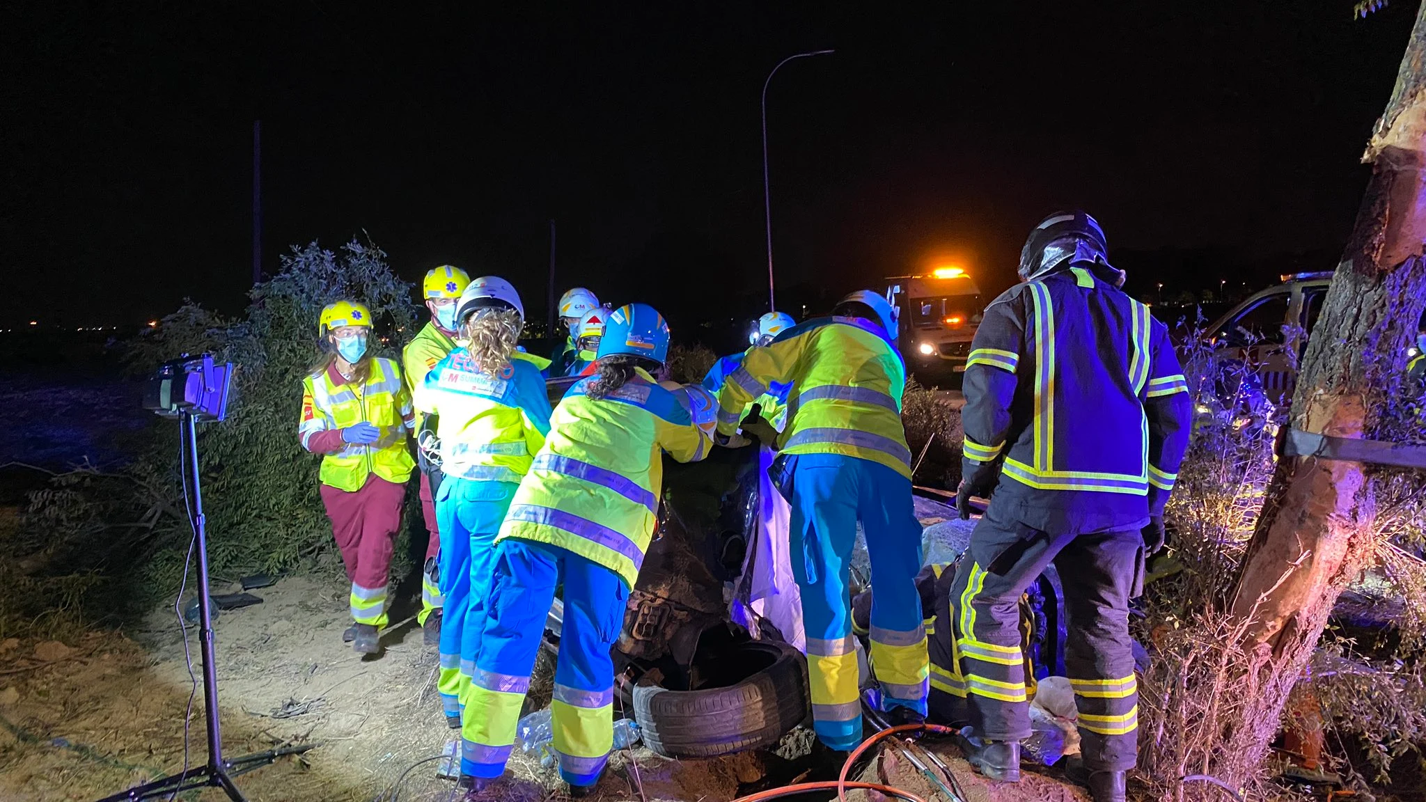 Accidente de coche en Móstoles