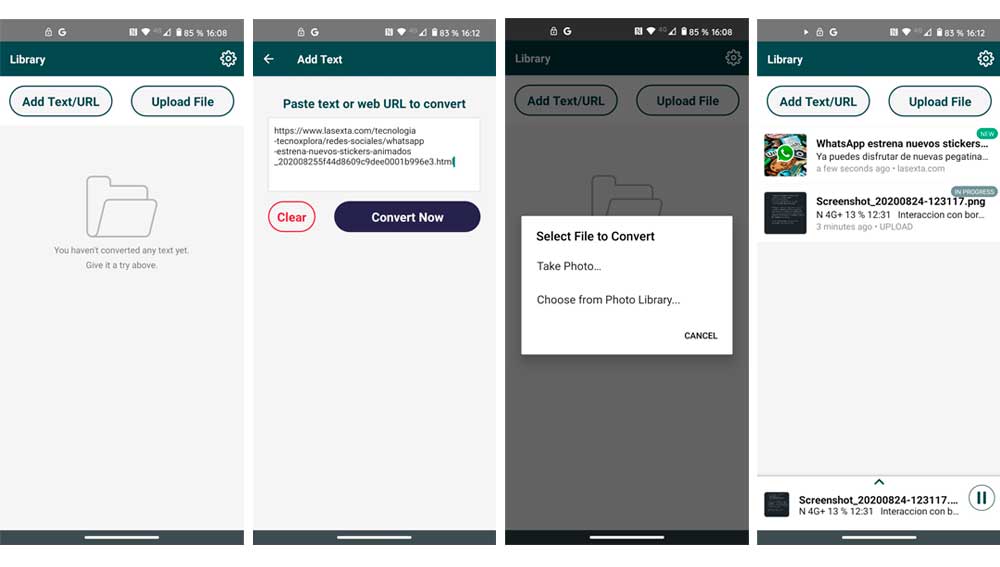 Esta app nos lee el texto de una imagen