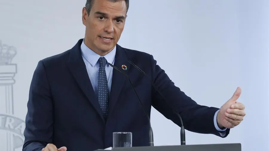 El presidente del Gobierno, Pedro Sánchez