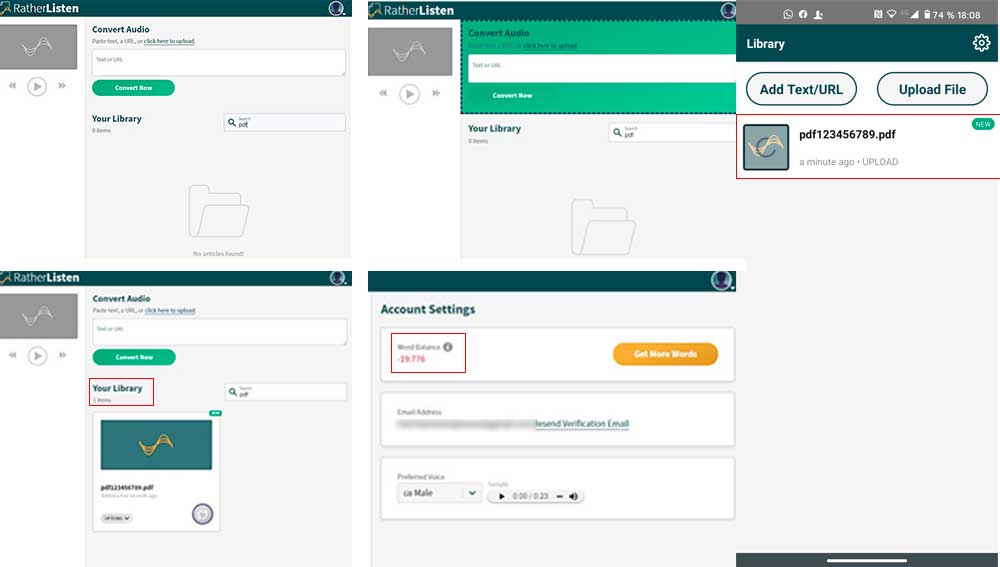 También podemos acceder desde la web