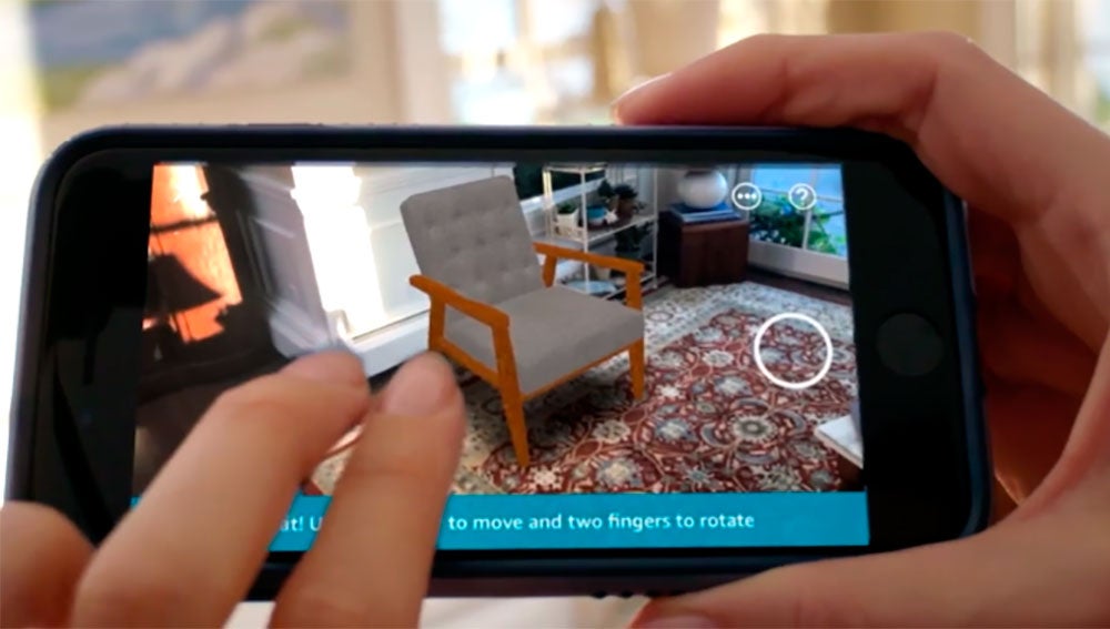 Realidad aumentada de Amazon