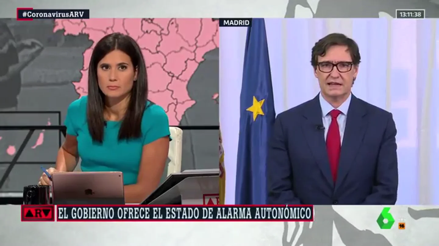 El ministro de Sanidad, Salvador Illa illa vuelta al cole