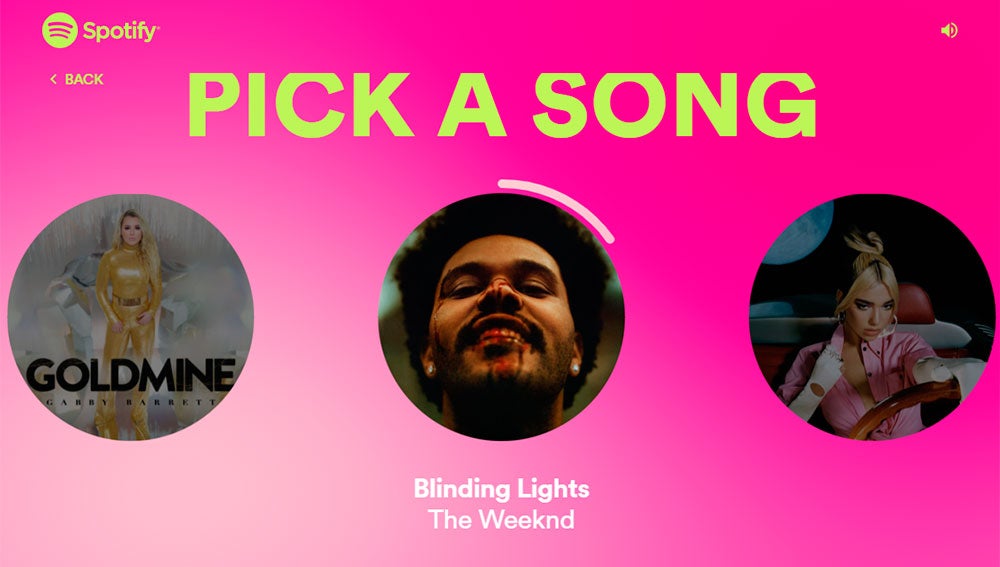 Eligiendo una canción