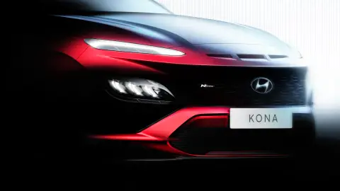 La versión N Line incluye tres tomas de aire en la parte frontal Hyundai Kona N Line