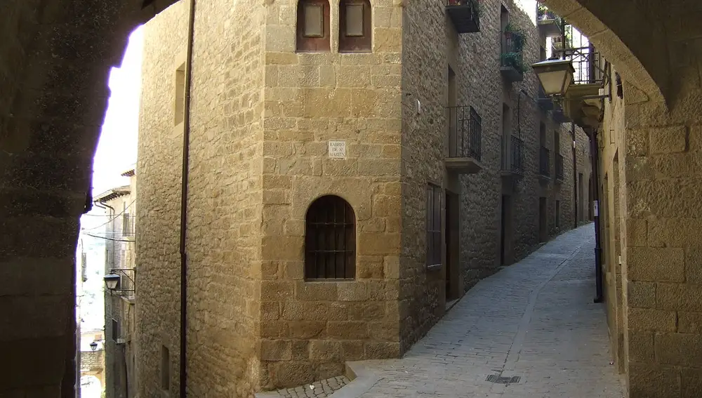 Calle y fachada, Sos del Rey Católico Calle y fachada, Sos del Rey Católico
