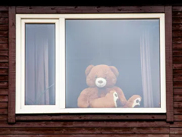Un oso de peluche te vigila Un oso de peluche te vigila