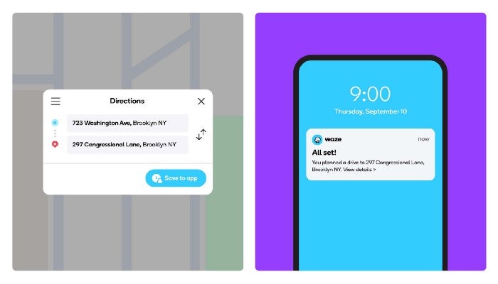 Nuevas formas de compartir direcciones con Waze