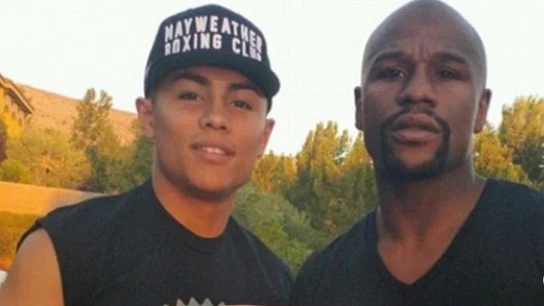 Danny González y Floyd Mayweather Danny González y Floyd Mayweather