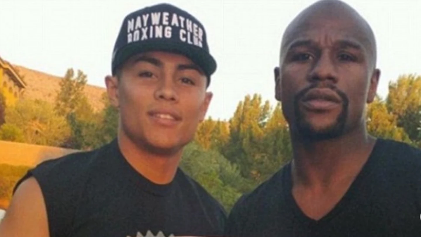 Danny González y Floyd Mayweather Danny González y Floyd Mayweather