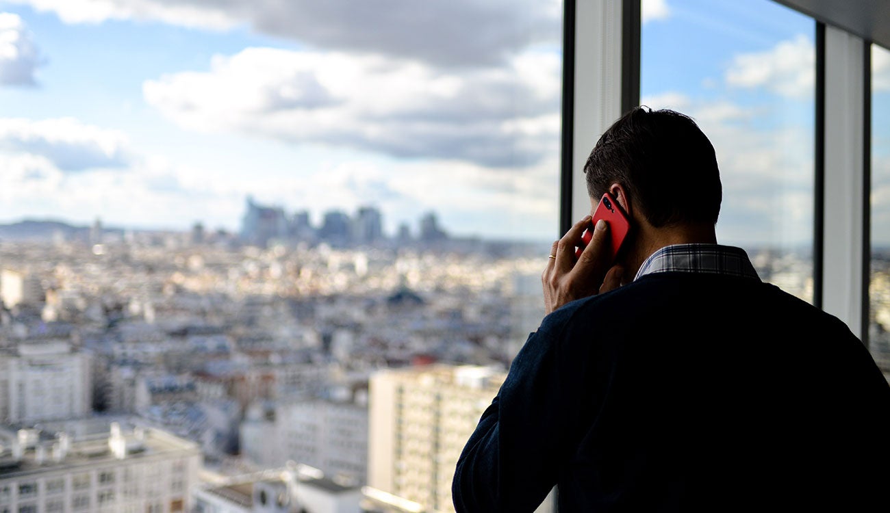 Llamando con el móvil