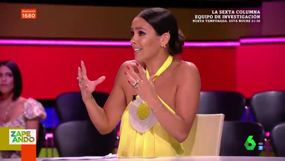 El espectacular vestido amarillo de Cristina Pedroche de Ágatha Ruiz de la Prada con guiño ecologista: "