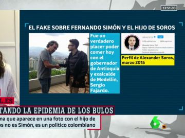 No, Fernando Simón no se reunió con el hijo de George Soros ni se fotografió con él