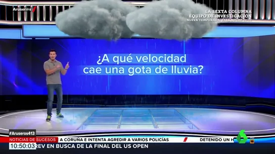 ¿A qué velocidad cae una gota de lluvia? ¿A qué velocidad cae una gota de lluvia?