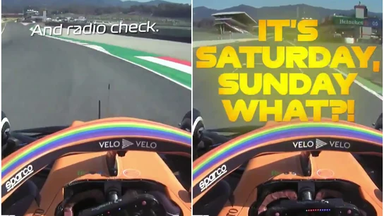 Lando Norris y su 'conversación' por radio Lando Norris y su 'conversación' por radio