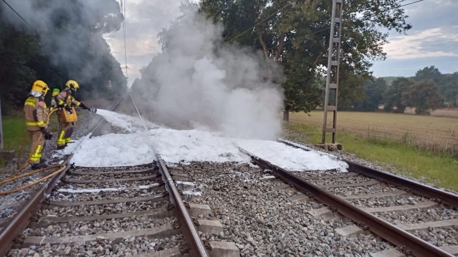 Actos vadálicos en trenes de Cataluña