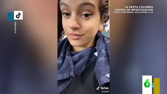 El vídeo viral de Tik Tok de Rosalía en la peluquería El vídeo viral de Tik Tok de Rosalía en la peluquería