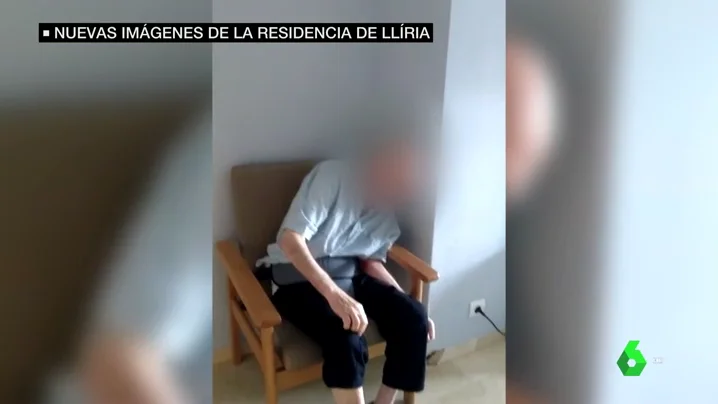 Las duras nuevas imágenes de la residencia investigada en Llíria: ancianos atados, desnutridos y tirados en el suelo