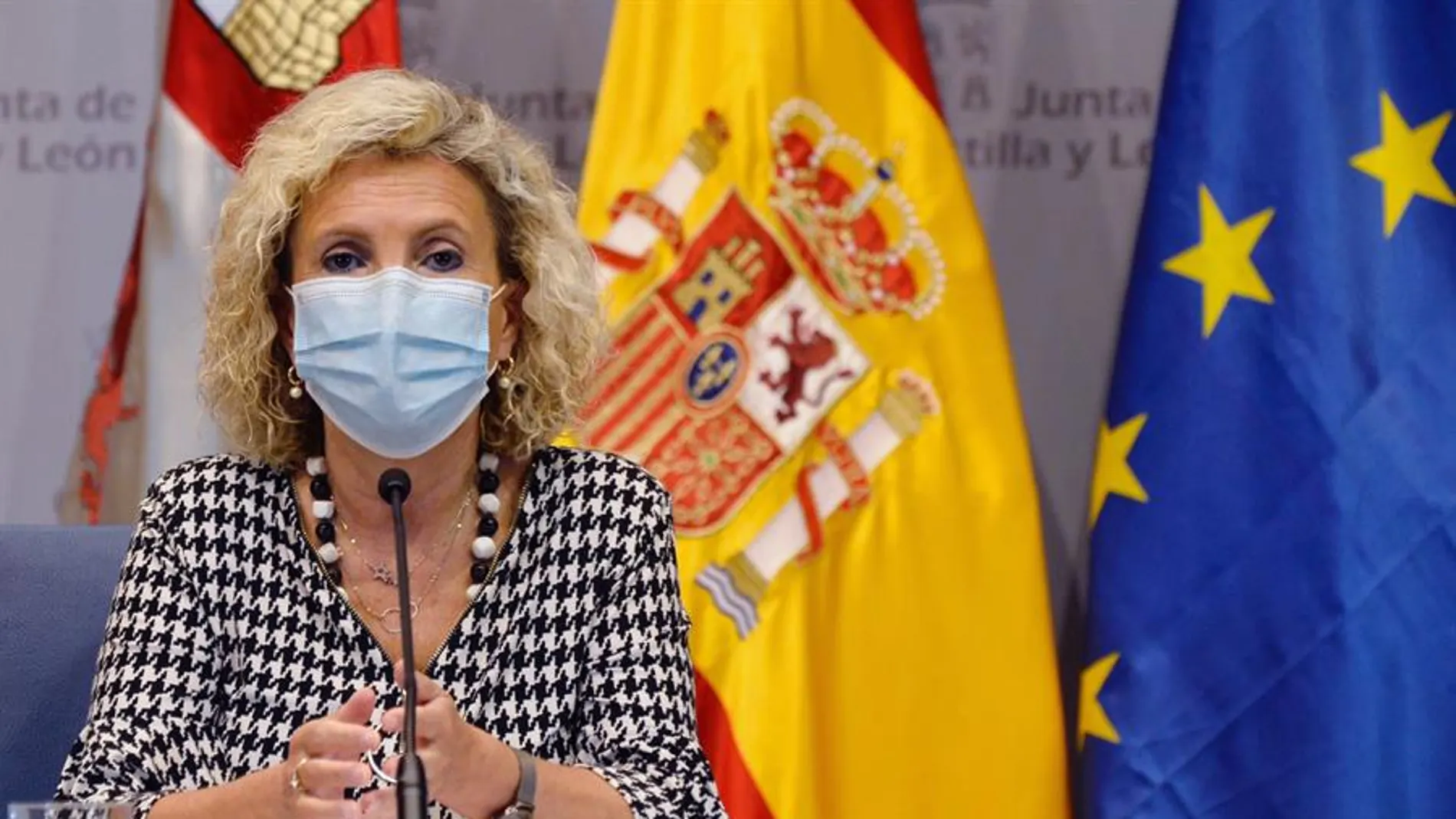  La consejera de Sanidad de la Junta de Castilla y León, Verónica Casado