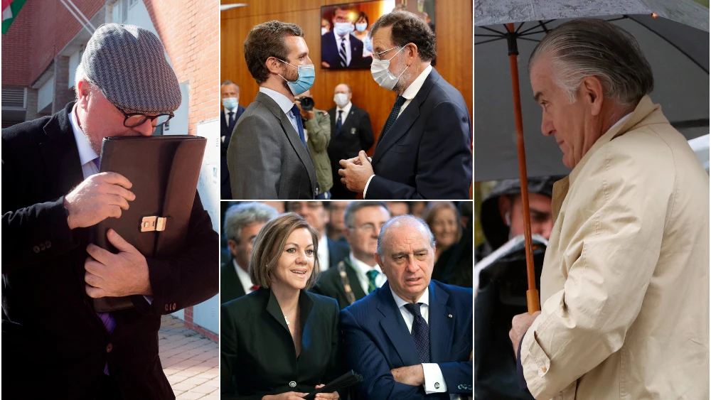 Los protagonistas del caso 'Kitchen' del PP