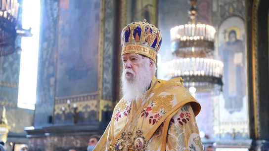 El patriarca de la iglesia ucraniana, Mykhailo Denysenko El patriarca de la iglesia ucraniana, Mykhailo Denysenko