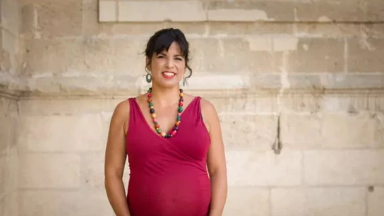 Imagen de archivo de Teresa Rodríguez embarazada Imagen de archivo de Teresa Rodríguez embarazada