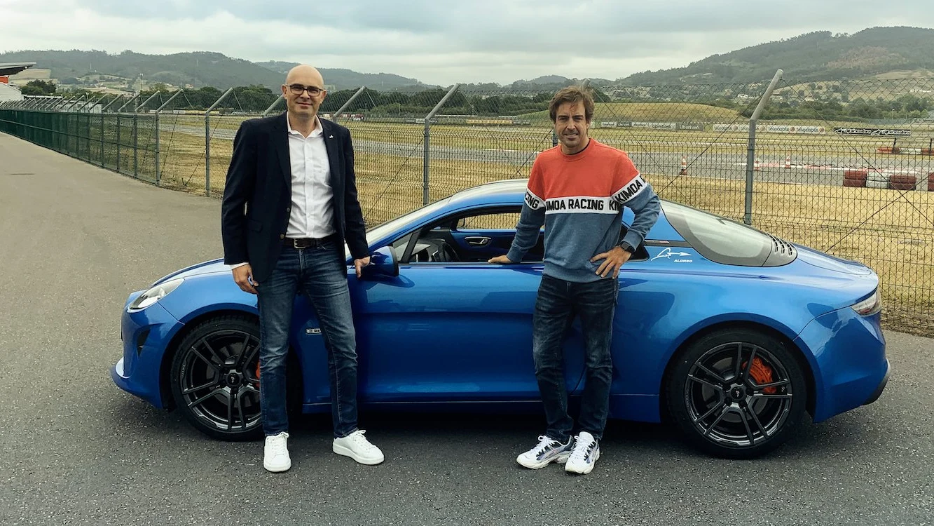 Fernando Alonso, con su nuevo Alpine