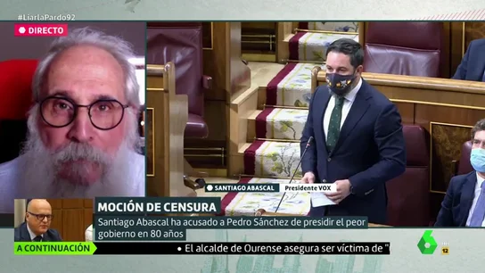 Agustín Zamarrón (PSOE), sobre Abascal: "Es un franquista" Agustín Zamarrón (PSOE), sobre Abascal: "Es un franquista"